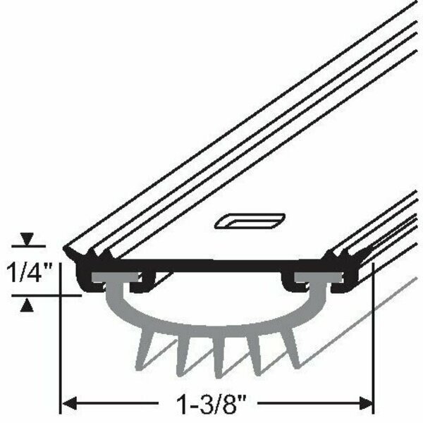 CONCEALED DOOR BOTTOM, Strybuc, Mfr#: 19-648